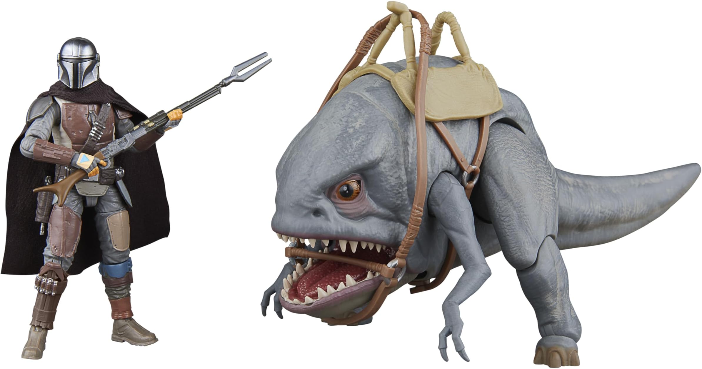 Star Wars Vintage Collection Blurred & Mandalorian, Mandalorian 3.75" Collectible Action Figure 2 Pack
