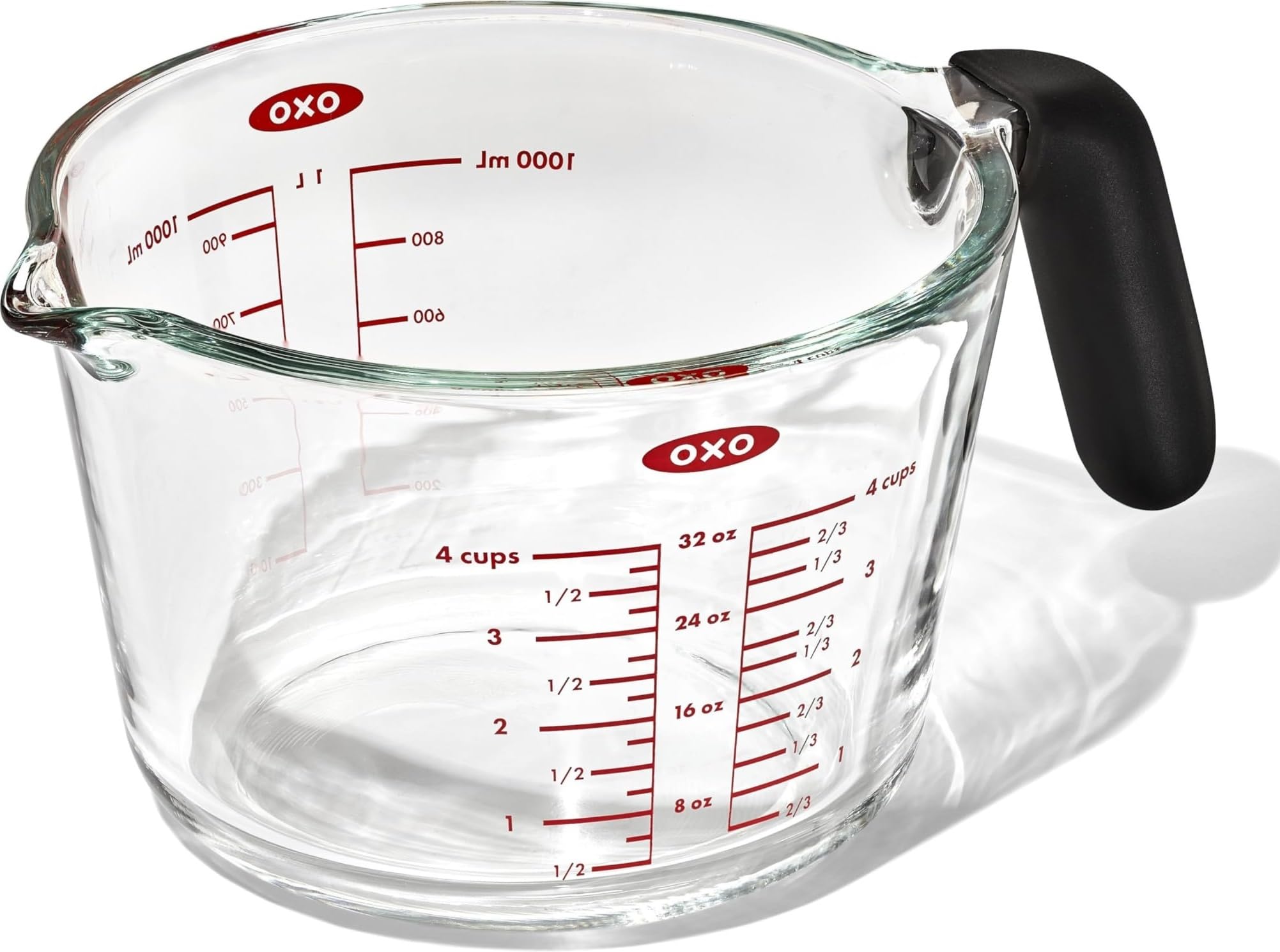 OXO Good Grips - Misurino in vetro, 4 tazze