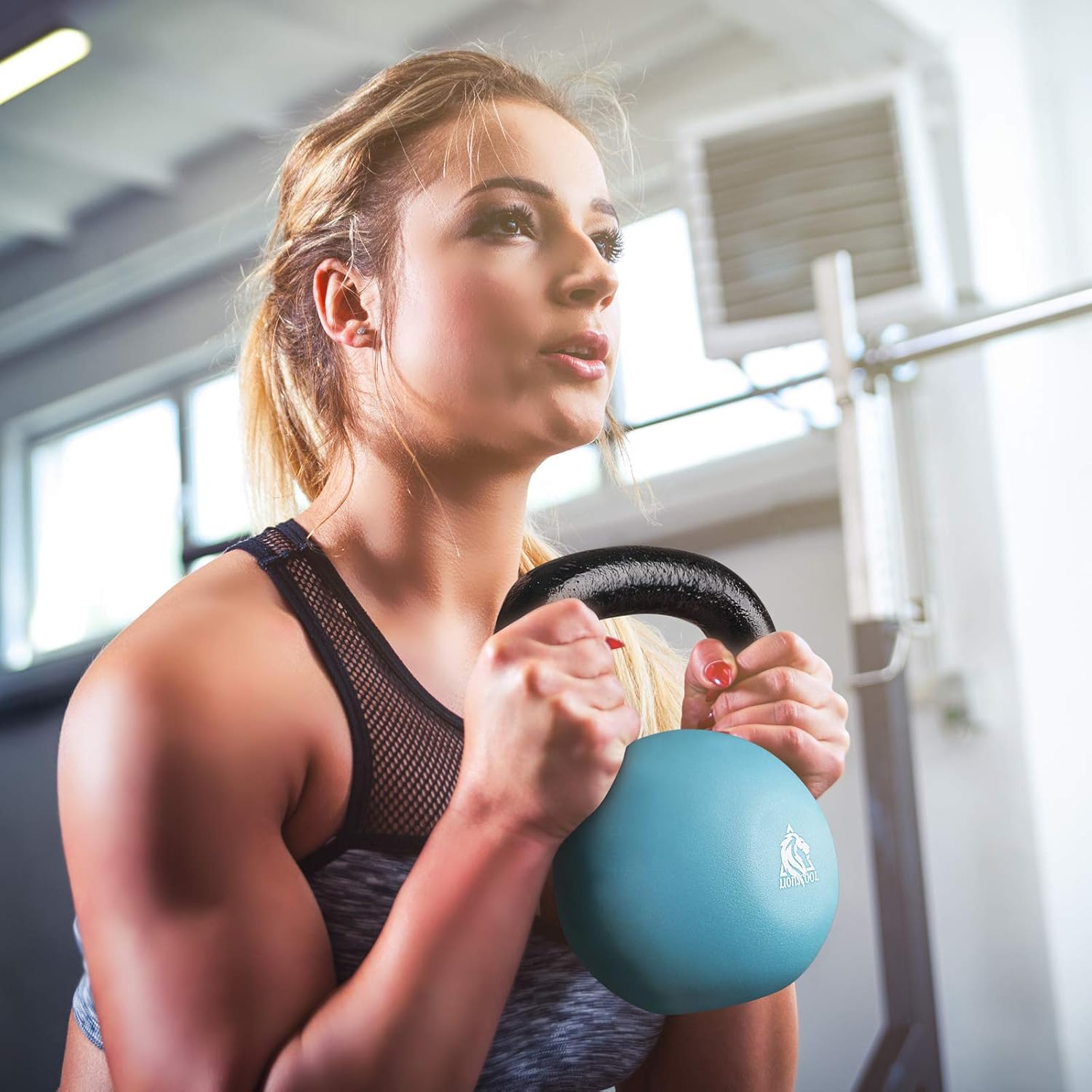 LIONSCOOL Kettlebell (15LB) : Sports & Outdoors