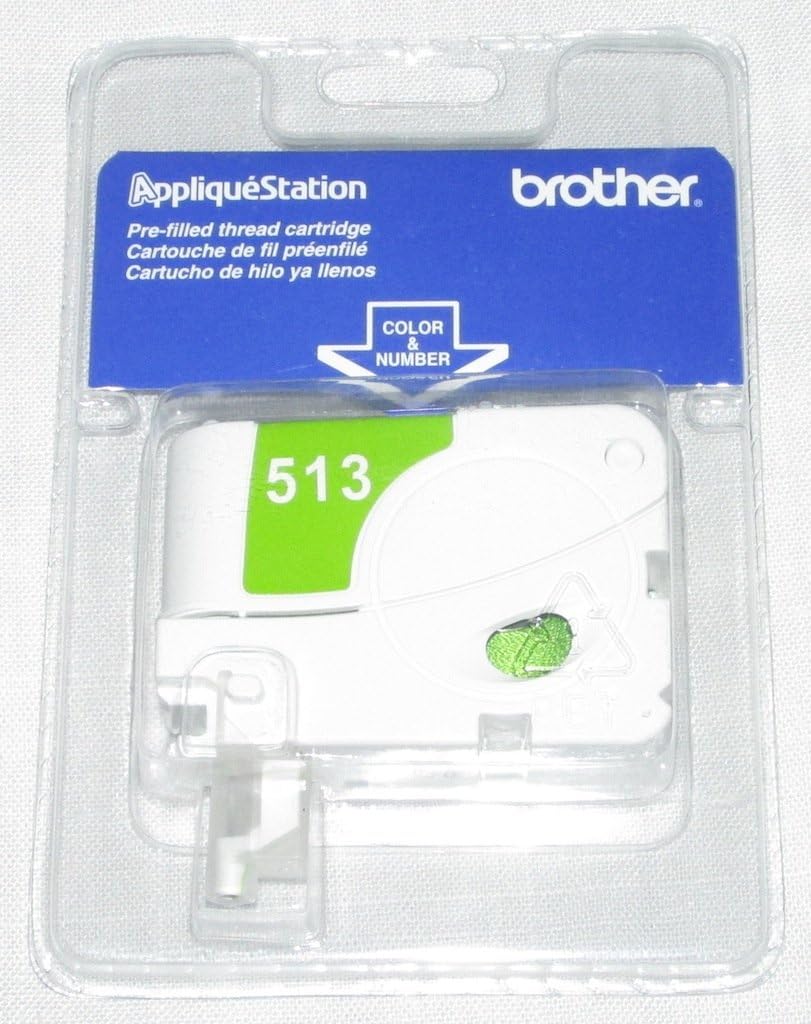 Brother Applique Station Pre-Filled Thread Cartridge 513 LIGHT GREEN