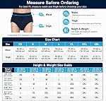 AQX Reusable Adult Swim Diapers Special Needs, Washable Cloth Diapers Leakproof, Swimmers Nappy Trunks Pull Ups for Incontinence Protection Unisex (L, Blue)