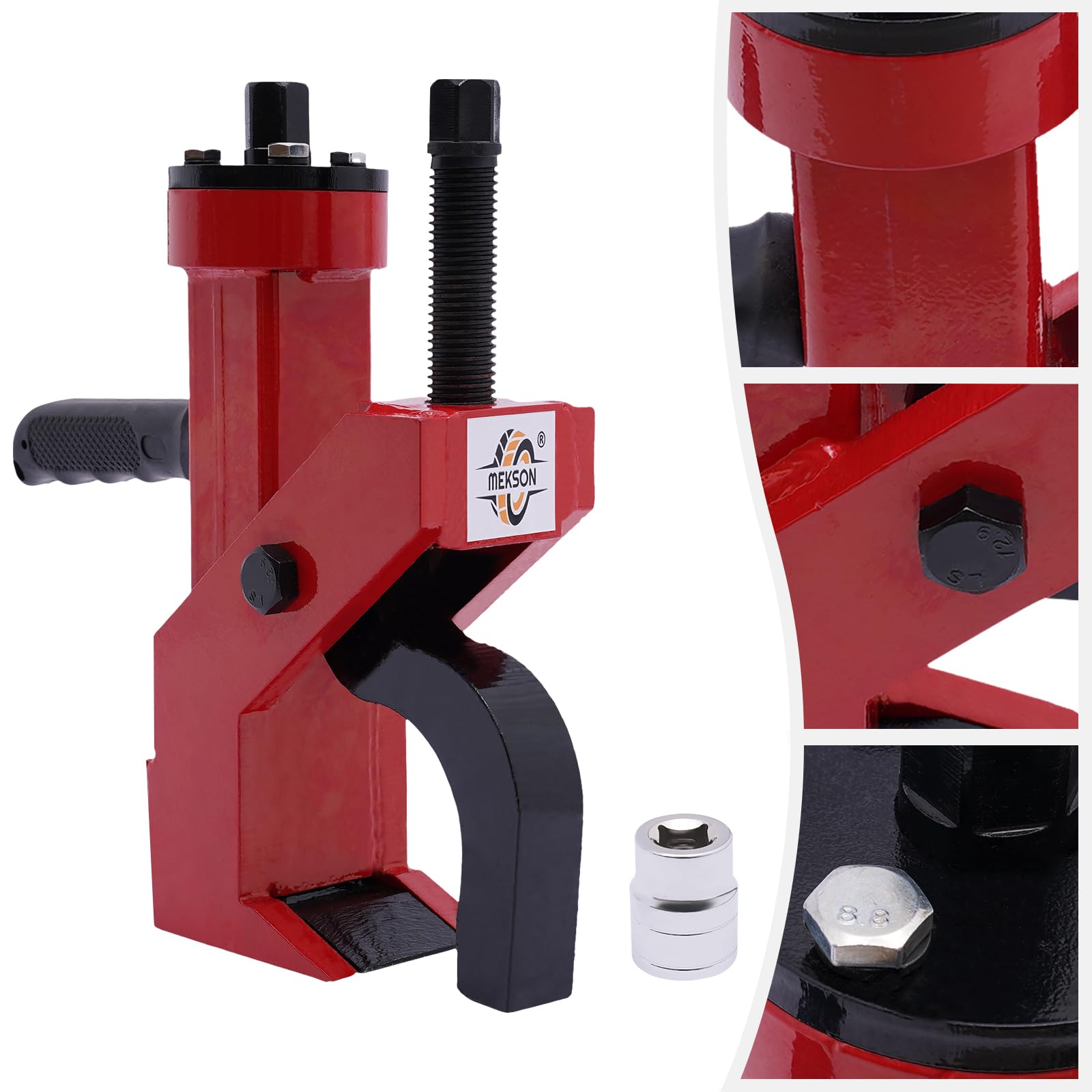 AGULIUM Universal Hydraulic Tire Bead Breaker, Manual Bead Breaker Tire Change Tool for Car, Truck, Tractor, Golf Cart, ATV, Bus, Agricultural Vehicles, Hoe Tires, 5'' Working Range