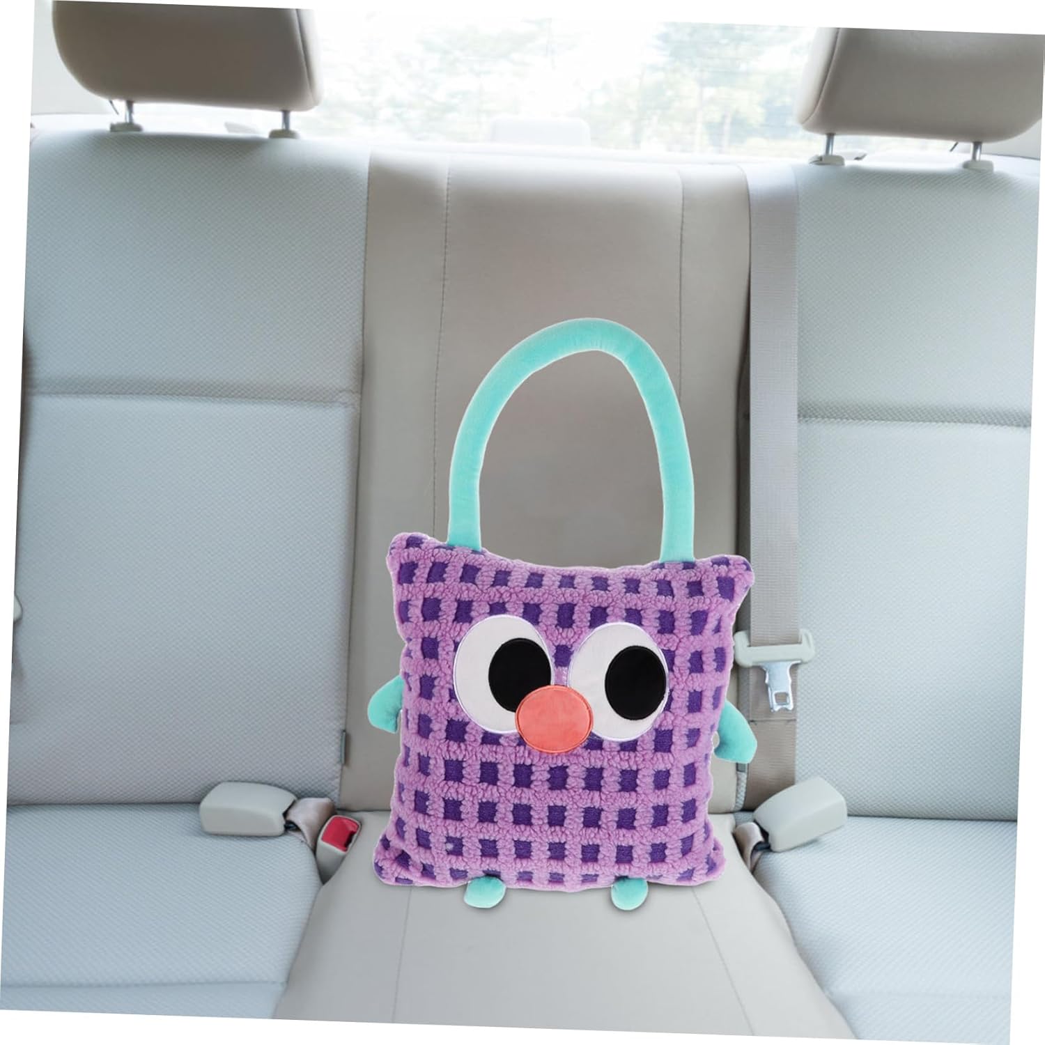 Car Convertible Pillow Blanket Soft Travel Car Seat Pillow Comforter Compact Easy-Clean Versatile