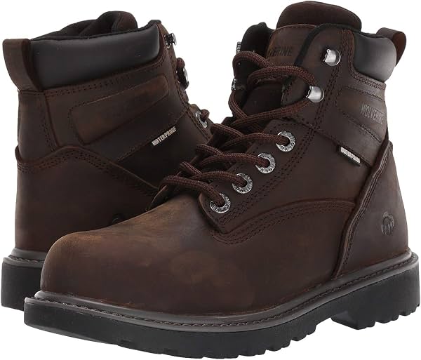 Floorhand Botas de trabajo de 6" con punta de acero