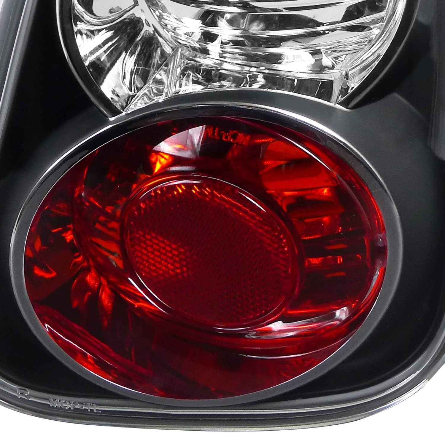 SPEC-D TUNING Black Tail Lights Compatible with 2002-2004 Mini Cooper, Left + Right Pair Assembly