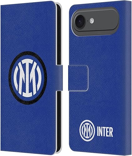 Vista 111 de Head Case Designs Officially Licensed Inter Milan Inter Milano Logo Badge Leather Wallet Case Compatible with Apple iPhone 11