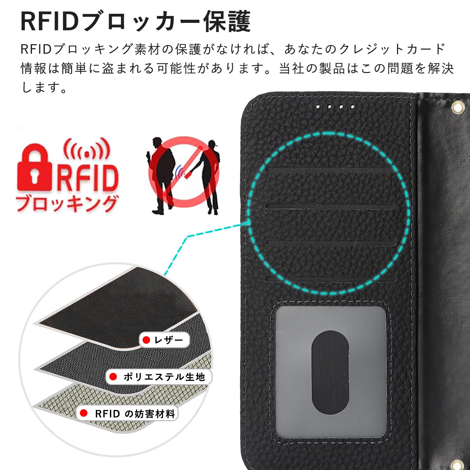 Amazon.co.jp: DEYHU 対応 iPhone 15 Pro Max ケース 手帳型 カード