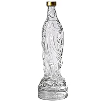 Holywatergin, Gin Italiano con Iconica Bottiglia a Forma di Madonna, Profilo Sensoriale Unico, con l’Aggiunta di Iris, Pino, Acqua Distillata di Mare e Incenso, 50 cl, 42,5% Vol