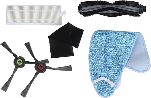 Miniatura 7 de TOPINCN Kit de accesorios de barredora para aspiradora Yeedi K650, lavable, fregona desechable, cepillo rodante, cepillo lateral, filtro de pantalla