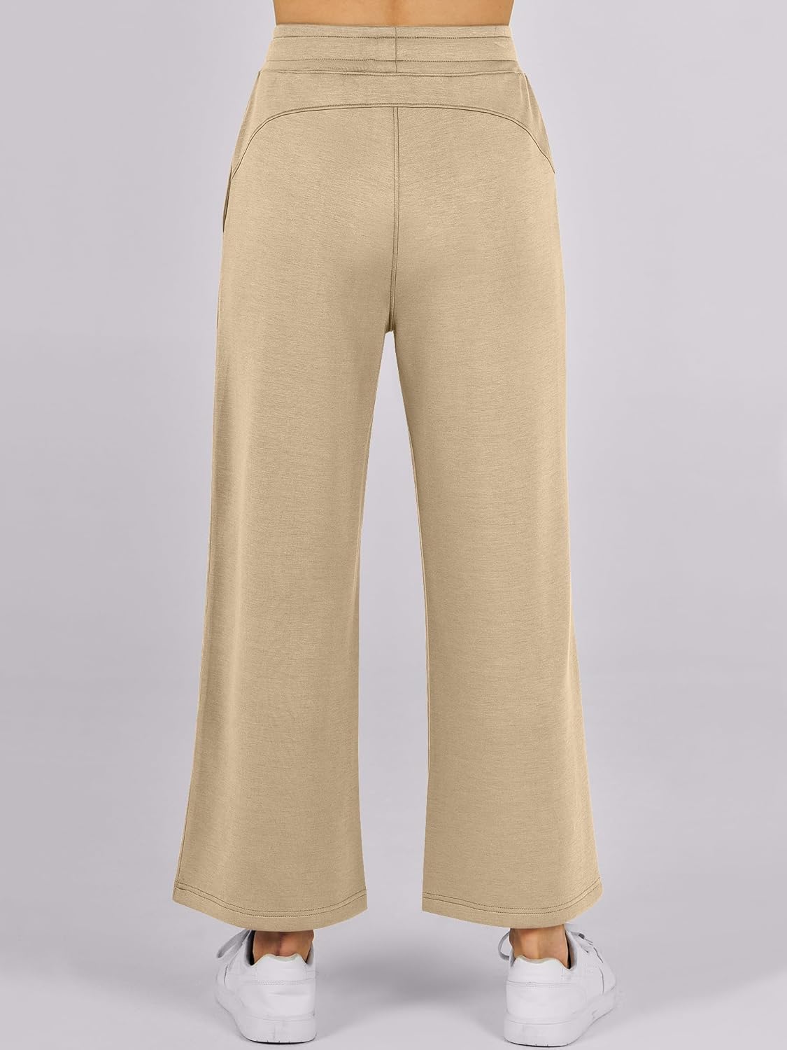 ANRABESS Women 2 Piece Lounge Sets Summer Travel Sweat Outfits Short Sleeve Wide Leg Casual Matching Tracksuits Clothes - Image 7