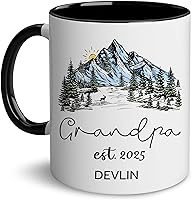 Vista 16 de BSQUIELE Regalos para la abuela – Taza para abuela – Promocionado a abuela 2026 – Regalo de anuncio de embarazo para bisabuela – Regalo del día