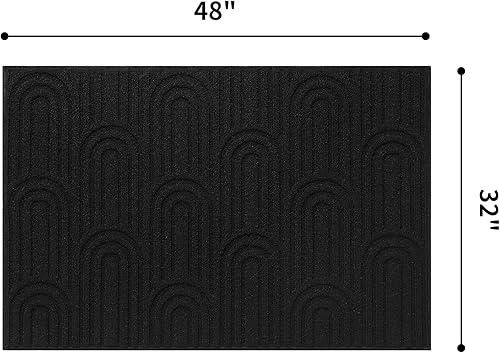 Miniatura 2 de GRANNY SAYS Felpudo para interiores, 32 x 48 pulgadas, antideslizante, tapete grande para puerta, tapete de bienvenida para exteriores, lavable,