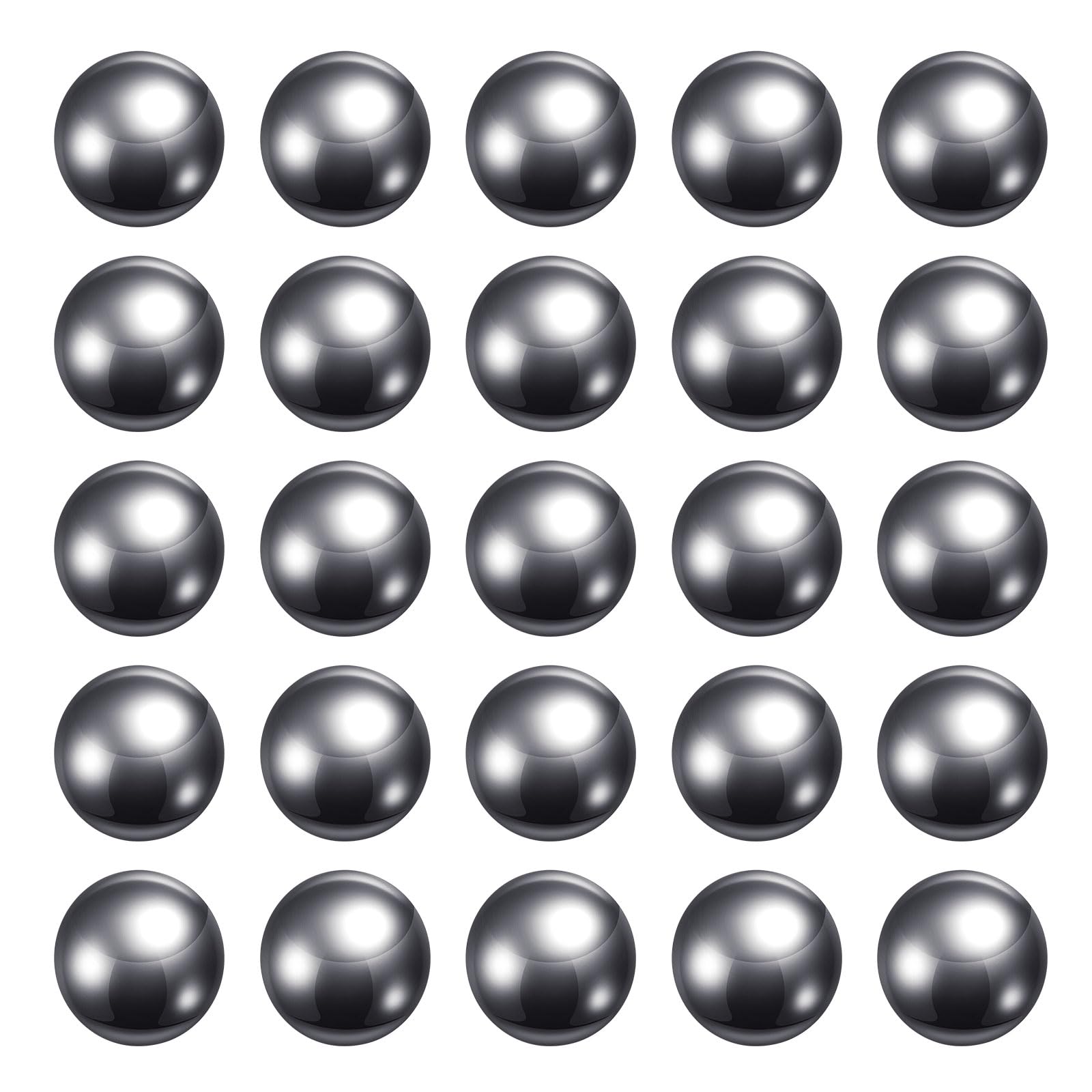 Billes en acier carbone 10 mm sourcing map pour roulements de précision | Lot de 120