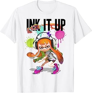 Ink It Up Squid Inkling Splatter Poster T-Shirt