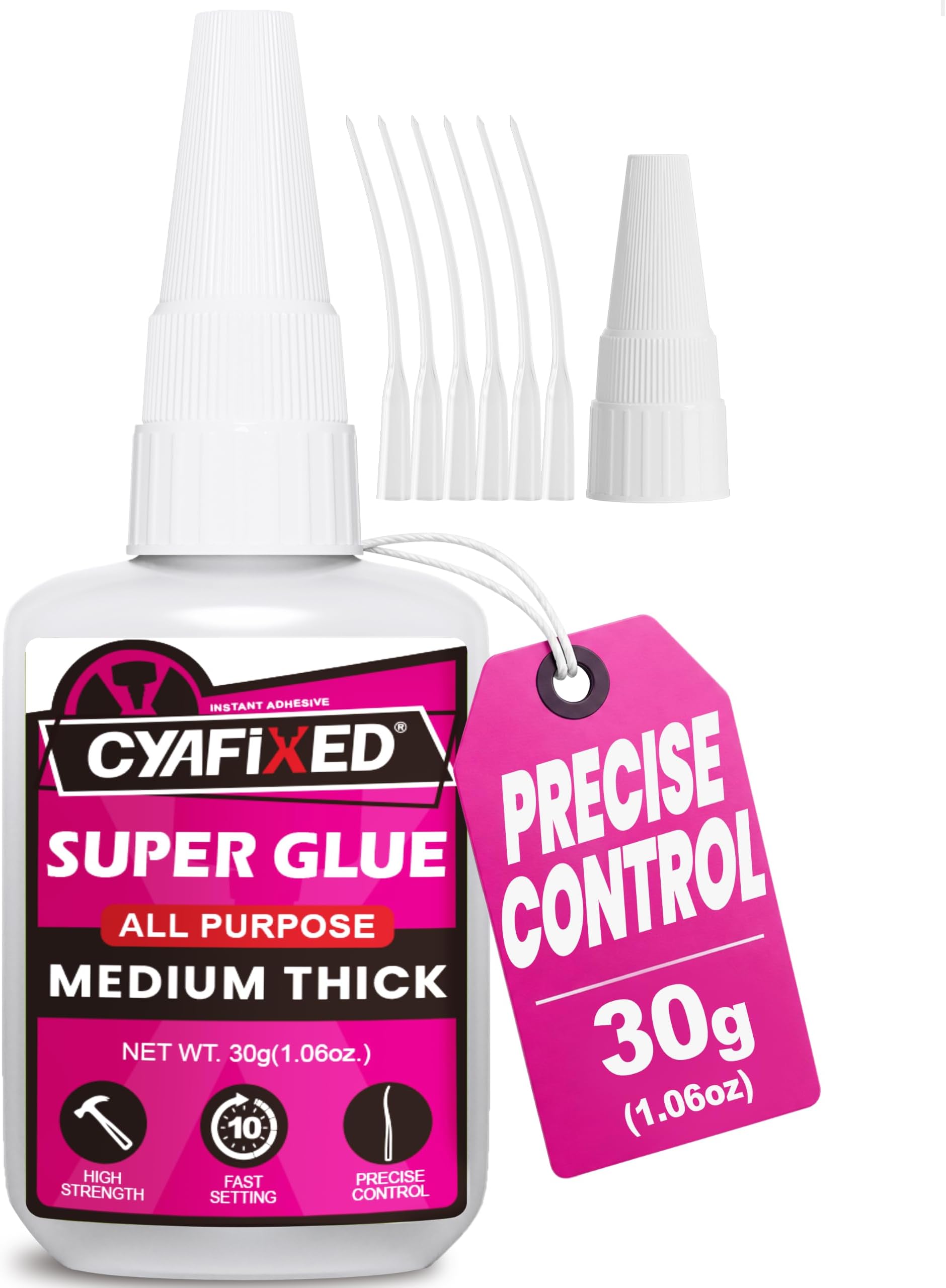 Super Glue Liquid, Food Safe Cyanoacrylate Glue for Aquarium, Plastic, Wood