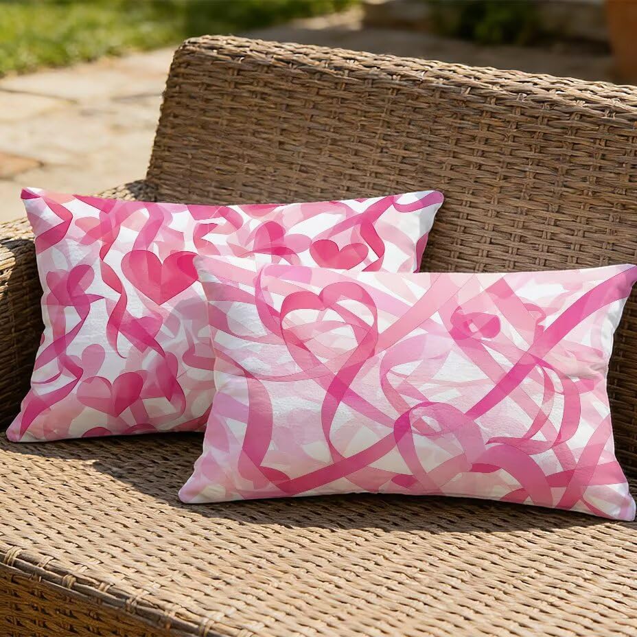 Housse de coussin extérieur 40x80 imperméable et résistante pour le jardin - 2