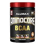 ALLMAX Nutrition AMINOCORE BCAA Powder, 8.18 Grams of Amino Acids, Intra and Post Workout Recovery Drink, Gluten Free, Sweet Tea, 315 g