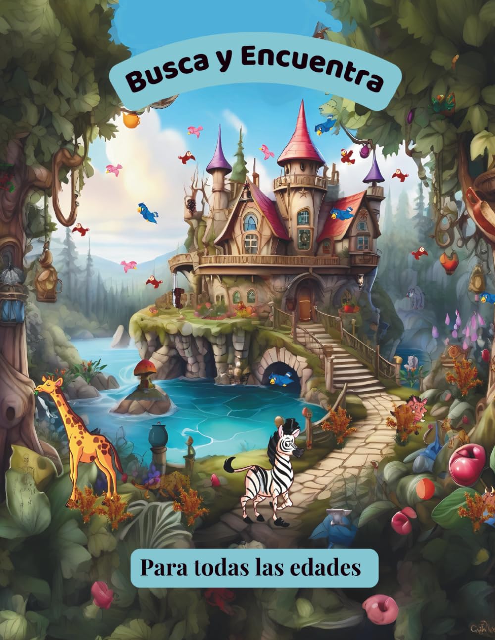 Busca y Encuentra Para todas las edades: Un libro de objetos ocultos con escenas detalladas para relajarse, observar y disfrutar sin prisas