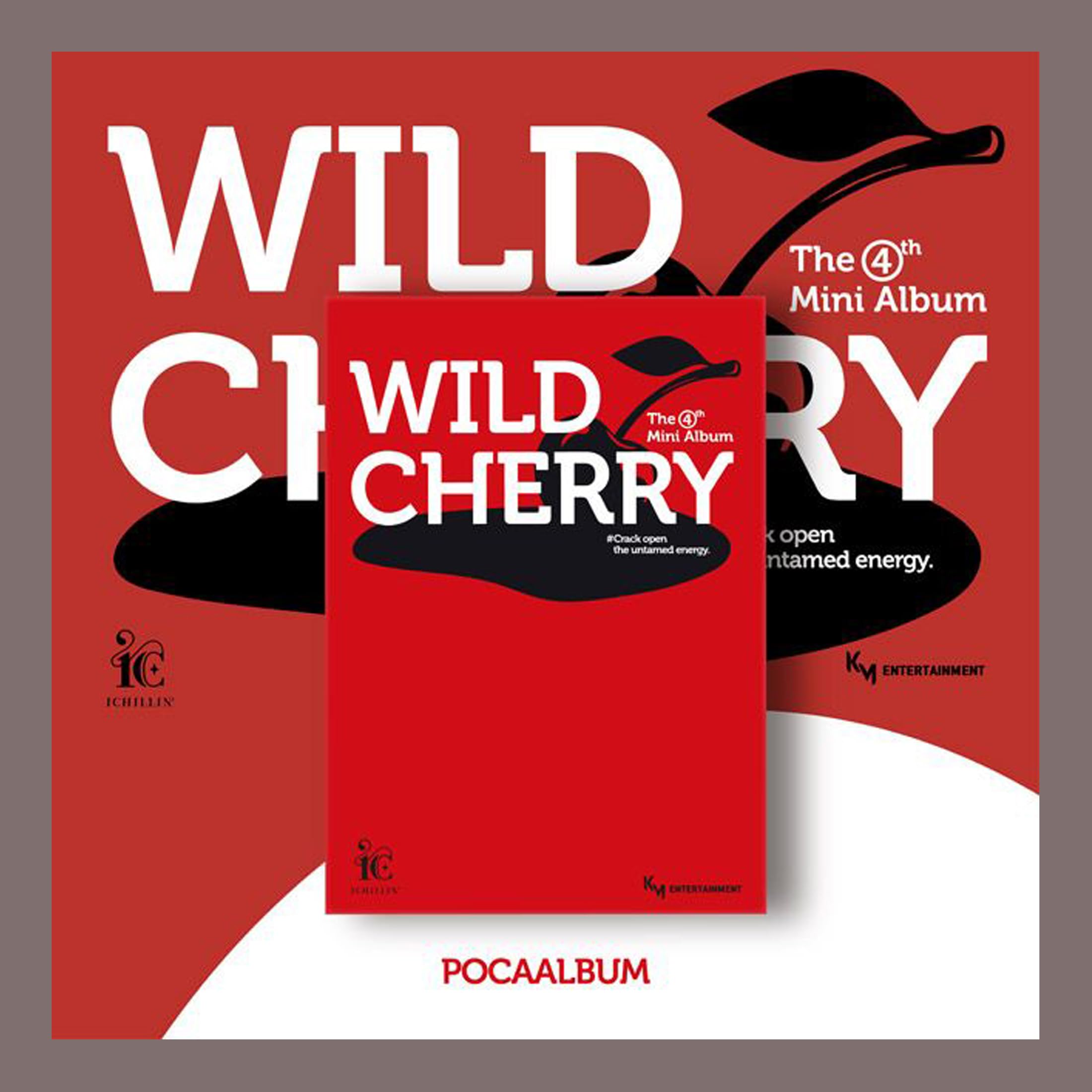 Album connecté ICHILLIN' Wild Cherry format compact Poca pour collectionneur