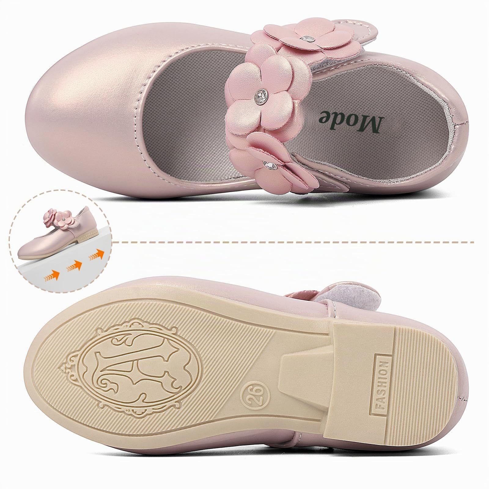 Mary Jane Ballerines Plates Chaussures pour Fille