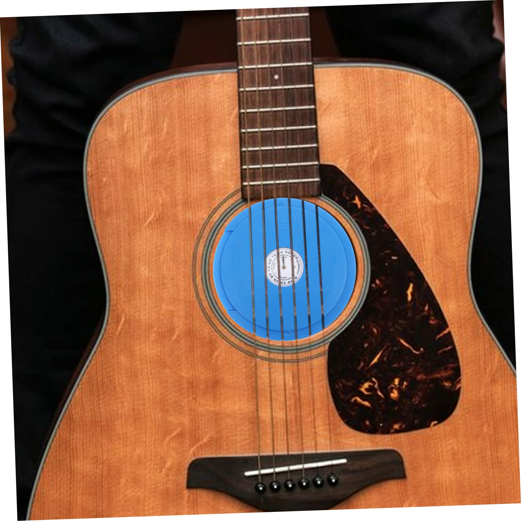 ibasenice Humidificateur De Guitare Acoustique 3 Pièces Avec Hygromètre Et Kit Dentretien Pour Guitare