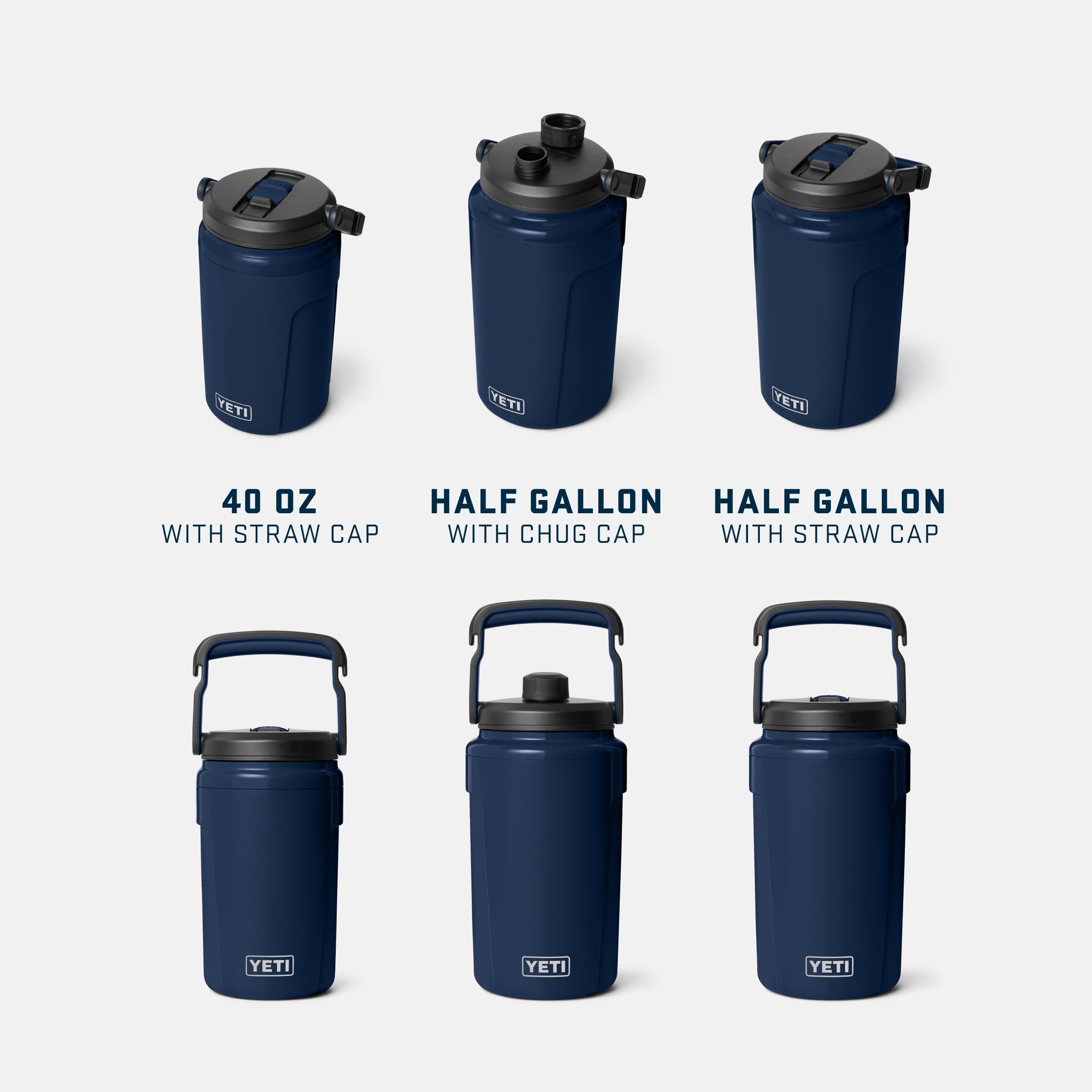 YETI ステンレス製密閉容器 ハンドル付き　ハーフジャグ Amazon.co.jp: YETI (イエティ) サイロ ハーフガロン 断熱チャグ