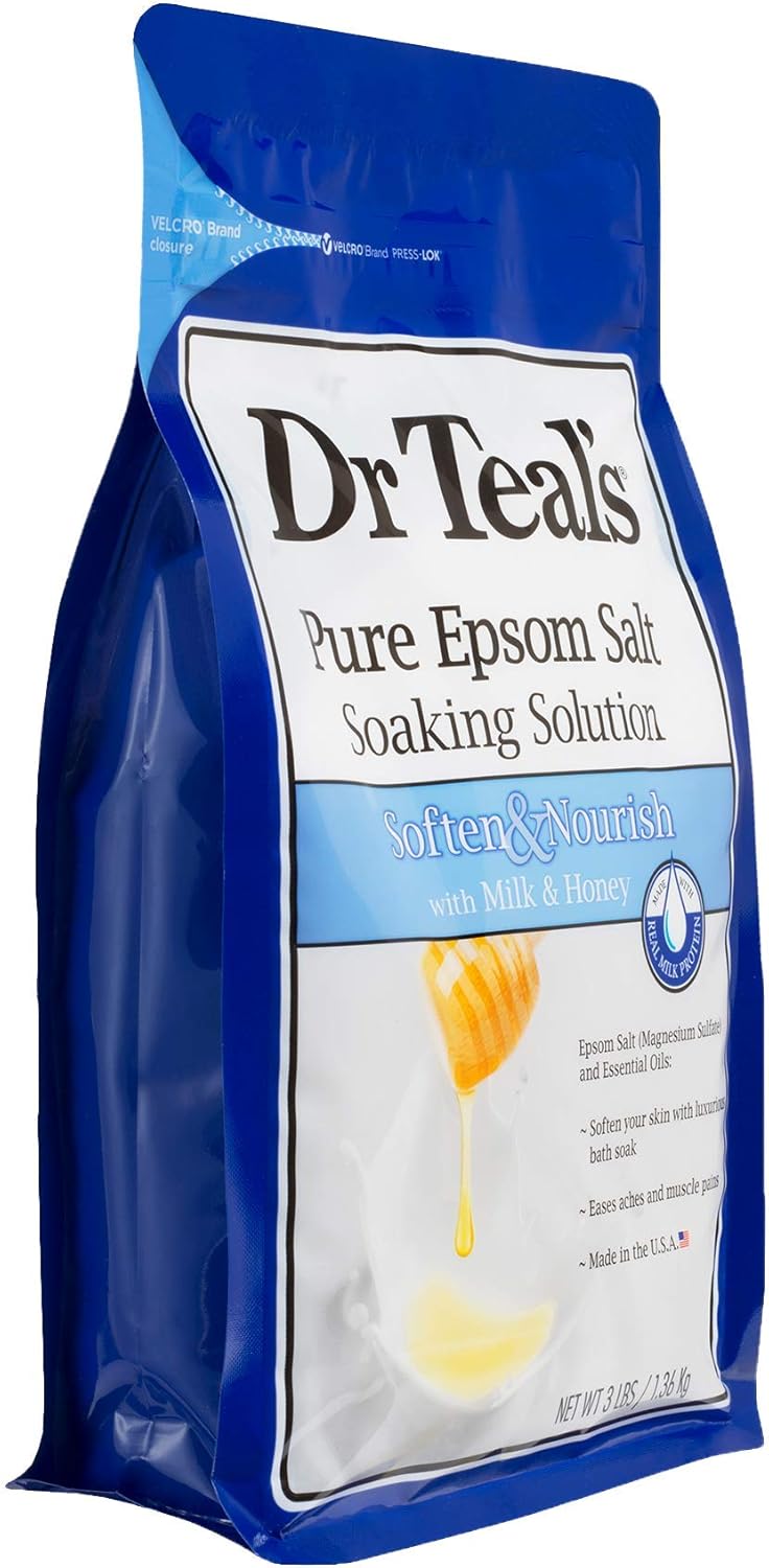 Buy Dr Teal's Epsom Salt Bath Combo Pack (6 lbs Total), Relax & Relief