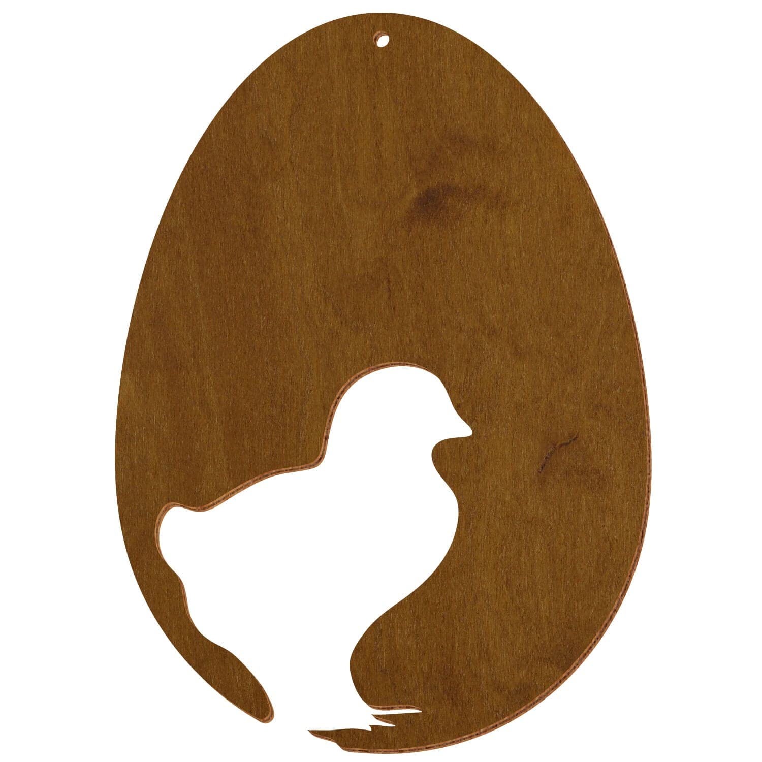 Uova di Pasqua in legno colorato V2, teak, decorazione per Pasqua, motivo uovo di Pasqua 12, altezza (dimensione): 43 cm di altezza