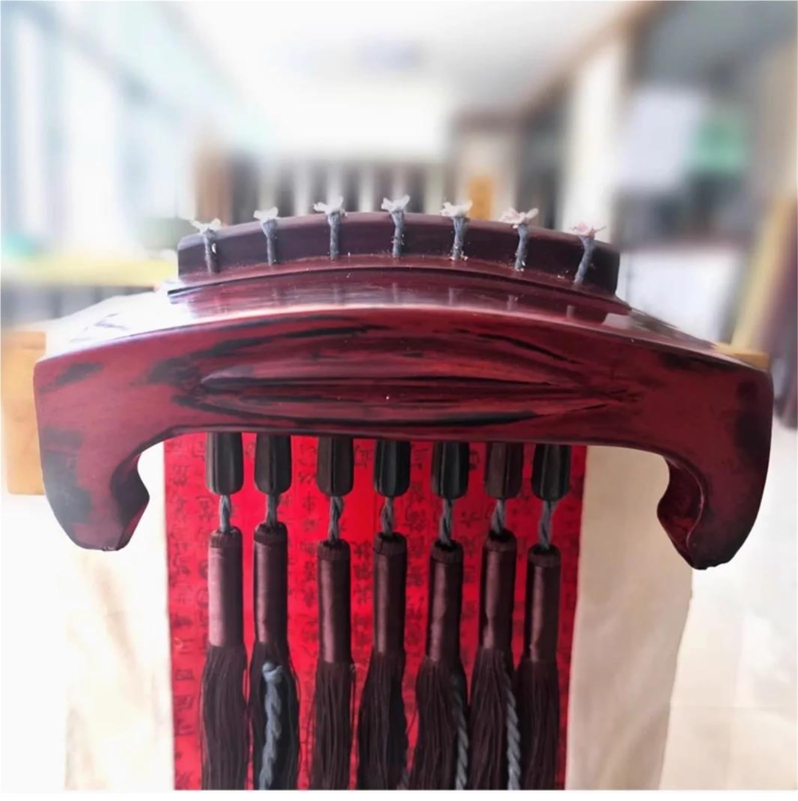 Guqin W Stylu Rorschacha (cytra Chińska) Wykonane Ze Starych Nylonowych Strun Z Drewna Paulownia Guqin (chińska Cytra)