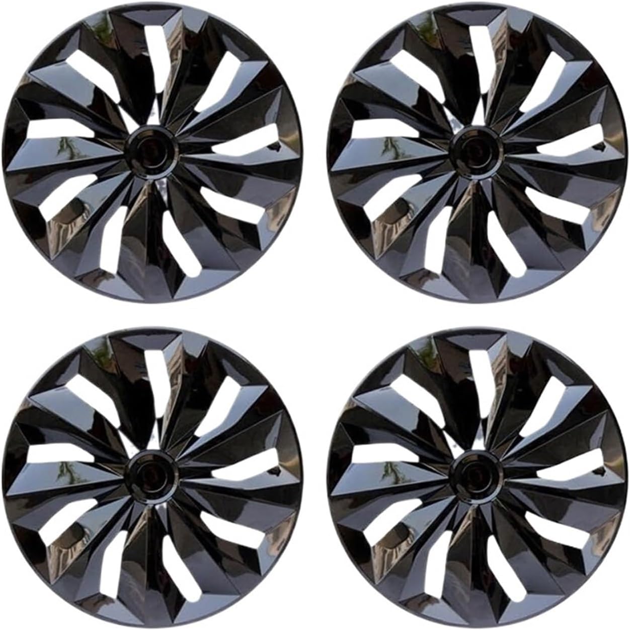 4PCS Universal Wheel Cover Hubcap R14 R15 R16 Inch Replacement Hub Caps Wheel Rim Cover Snap On SUV Truck PP Tire Accessories