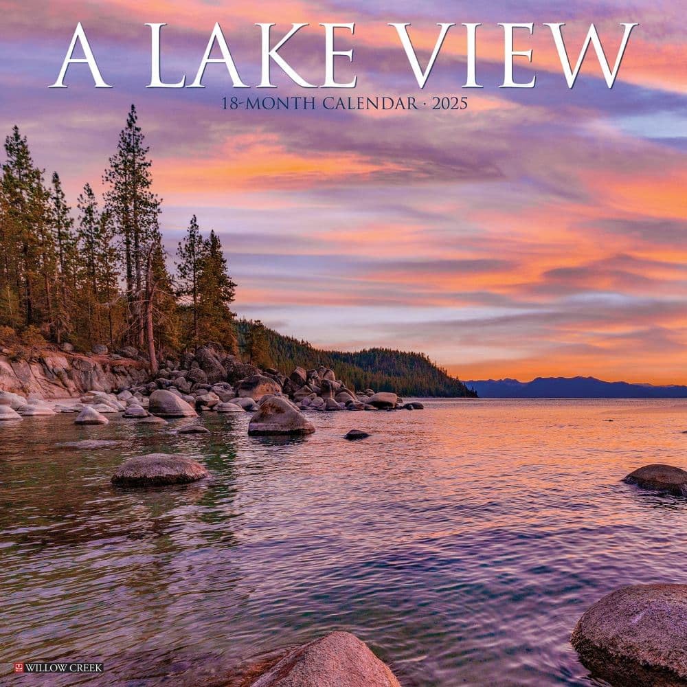 Lake View 2025 12" x 12" Wall Calendar