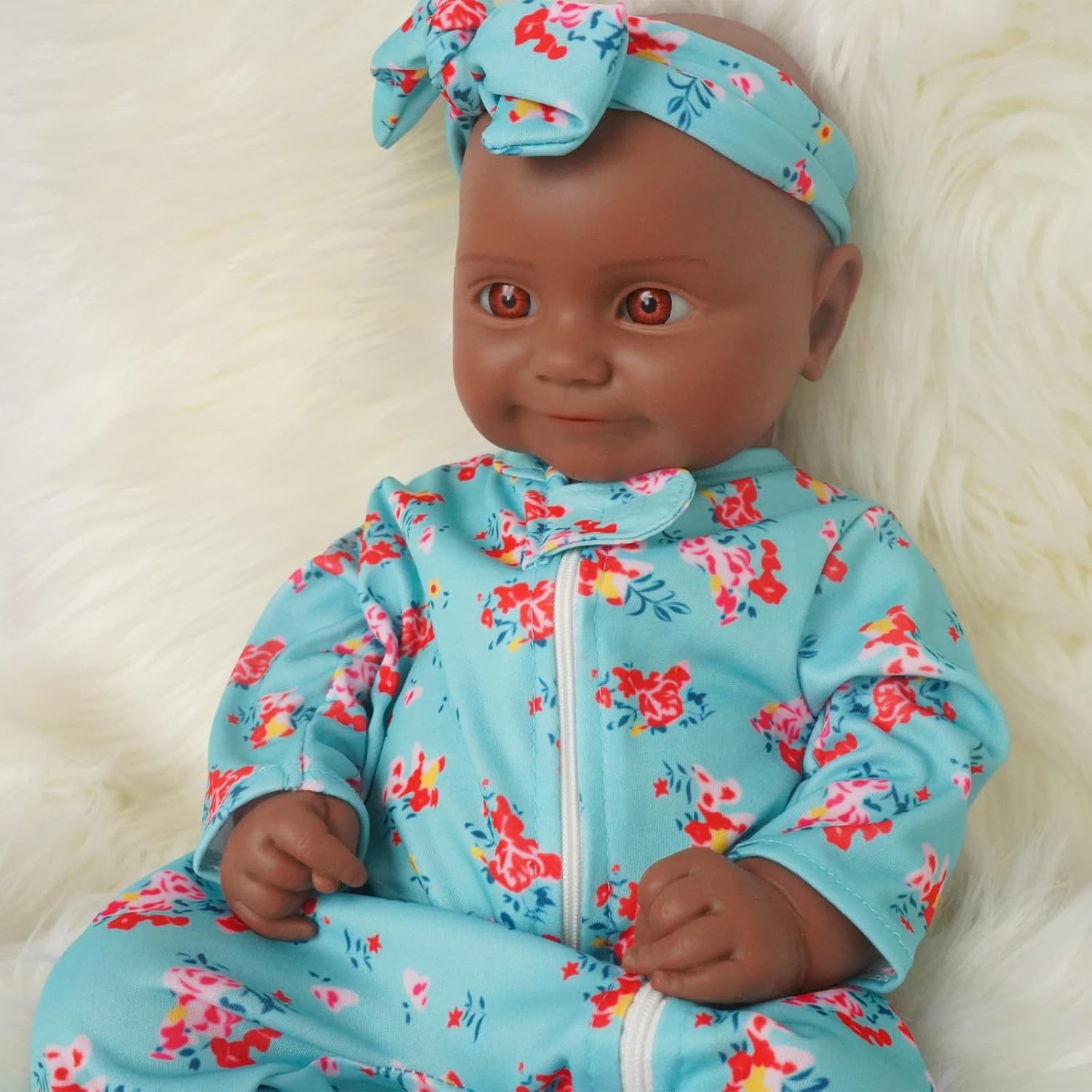 Silicone Reborn Baby Dolls 1:1 Silicone Smile Doll Realistic Reborn Baby Dolls