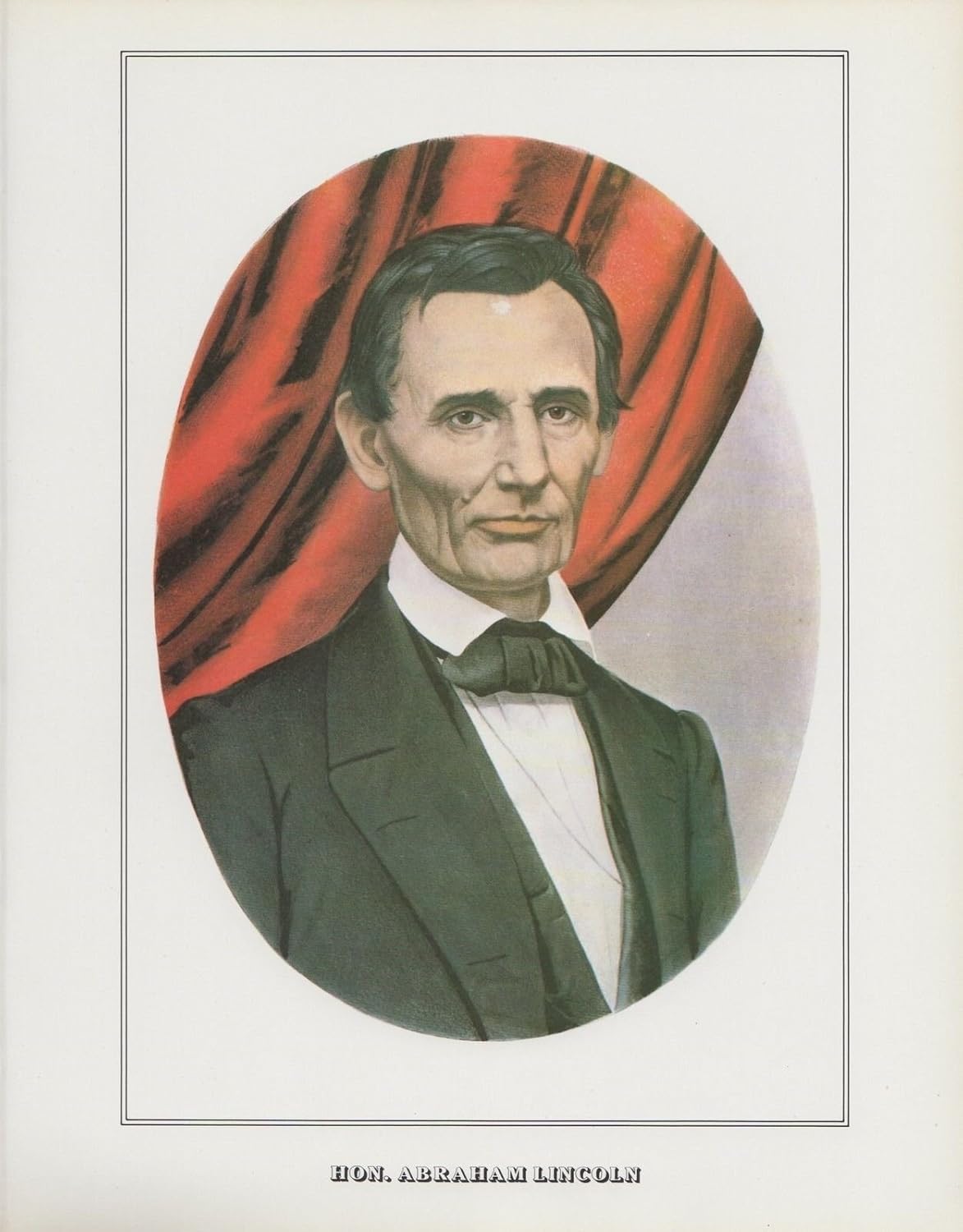 1978 Vintage REPUBLICAN CANDIDATE ABE LINCOLN CURRIER