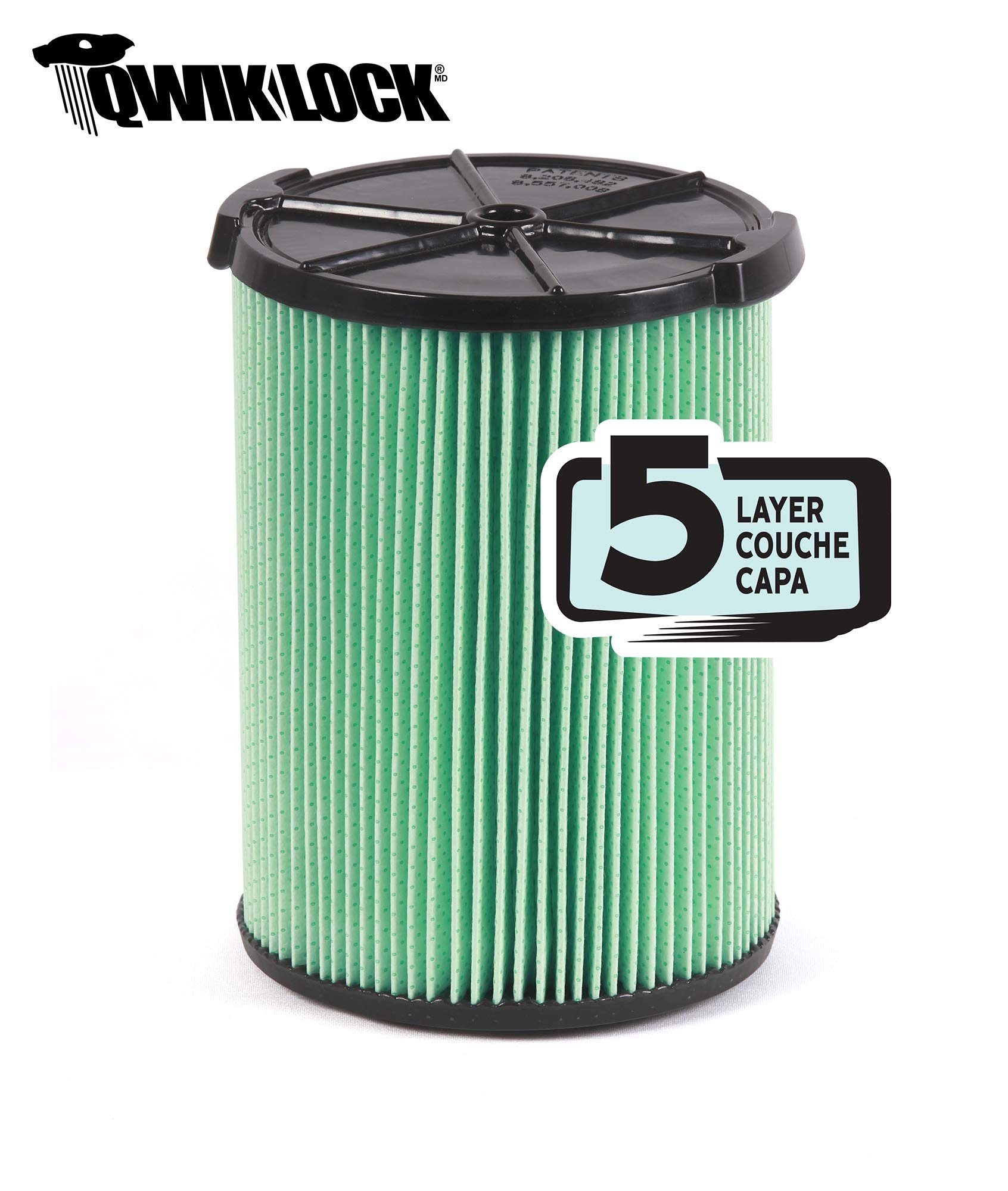 Universal Universal Cartridge Filter for 183 x 147 x 160 mm Canister Vacuum Cleaners