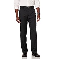 Amazon Essentials Pantaloni Eleganti da Completo Vestibilità Classica con Vita Elasticizzata e Senza Pince Uomo