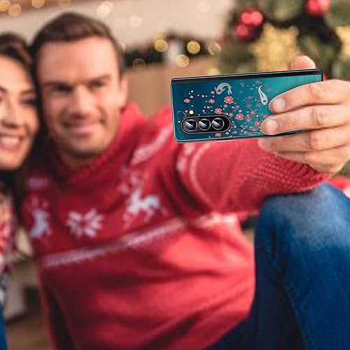 Miniatura 7 de Funda protectora para Samsung Galaxy Z Fold 5 2023 Slim Light Hard PC Shook Proof Funda protectora para Samsung Galaxy Z Fold 5 7.6 pulgadas - Flor