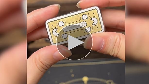 Amazon.co.jp: パックマン磁気音叉フィジェットスライダー、EDC、大人