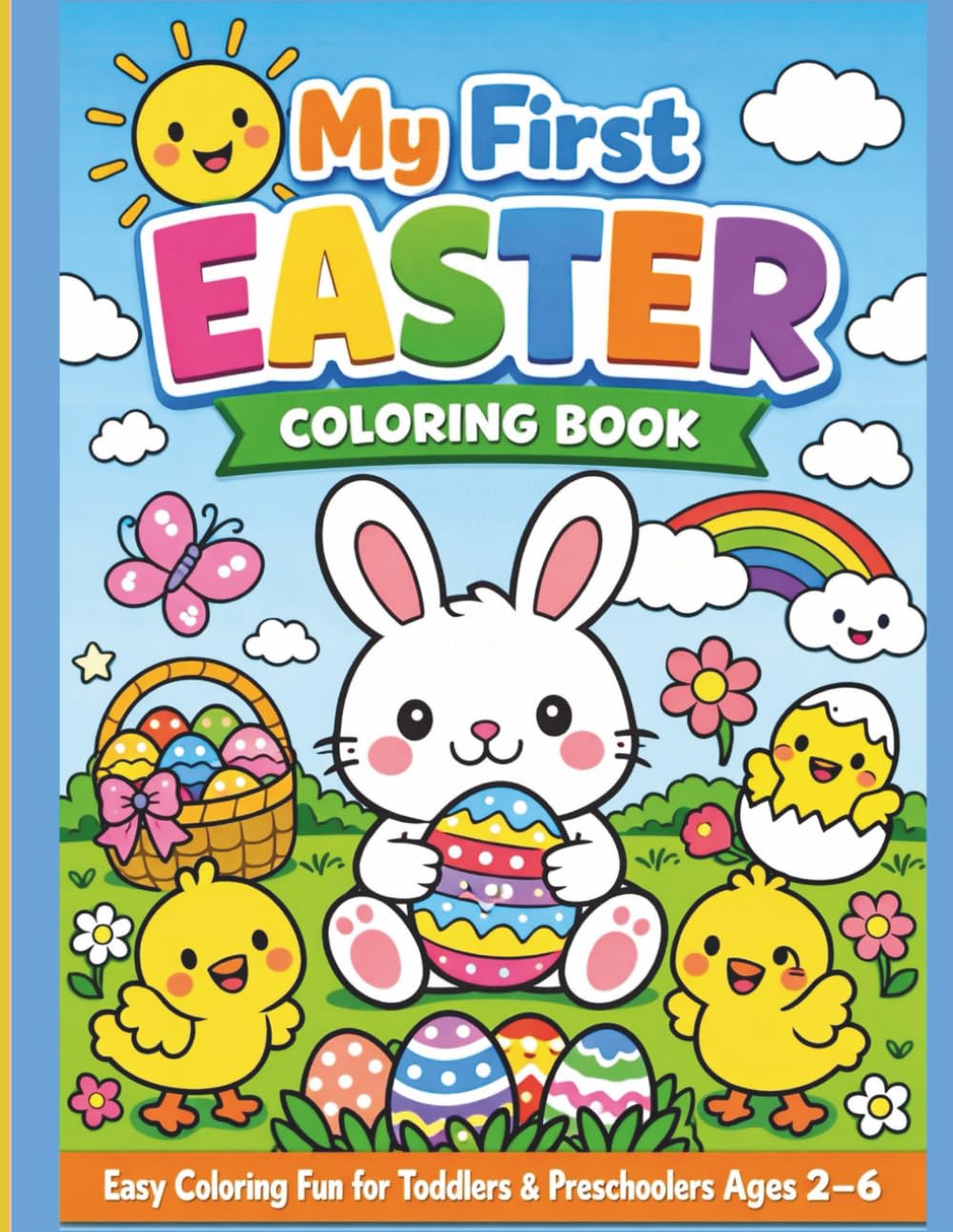 My First Easter Coloring Book: Easy Coloring Fun for Toddlers & Preschoolers Ages 2–6