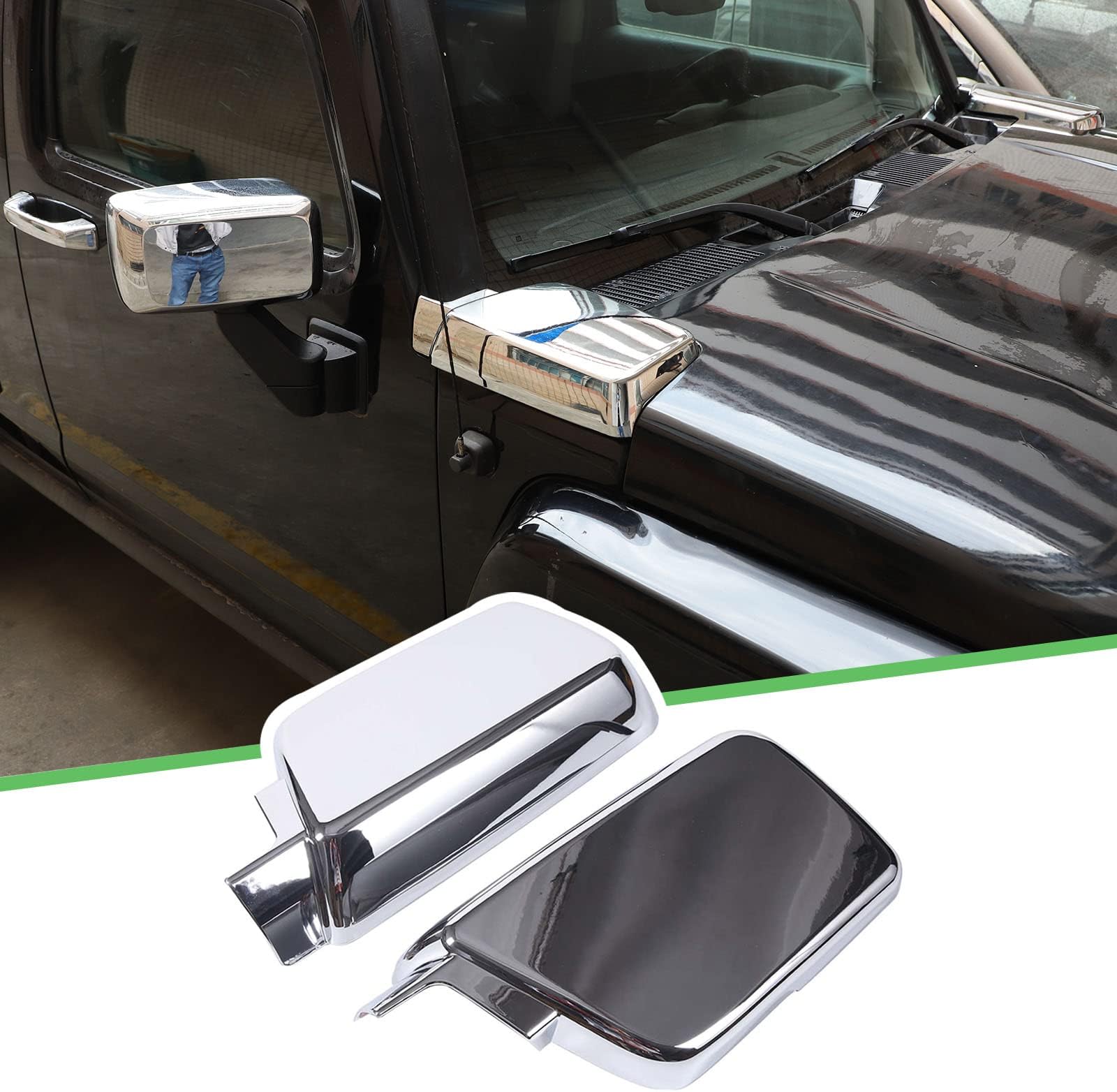 Fit for Hummer H3 2005-2009 Side Air Intake Hood Vent Cover,Side Engine Hood Cover Car Exterior Accessories,2PCS