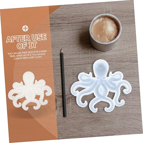 Miniatura 3 de UPKOCH Octopus Silicone Mold Ocean Animals Coaster Molds Resin Silicone Molds Mirror Silicone Casting Octopus Chocolate Sea Animal Resin Molds