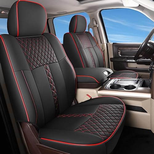 Tundra - Fundas de asiento delantero y trasero, protector de cojín de asiento de automóvil de cobertura completa para Toyota Tundra CrewMaxPickup