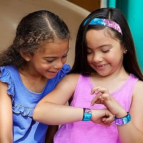 Miniatura 3 de Mochila de sirena, reversible, con lentejuelas, para manualidades, con cordón, para danza, gimnasio, para niña