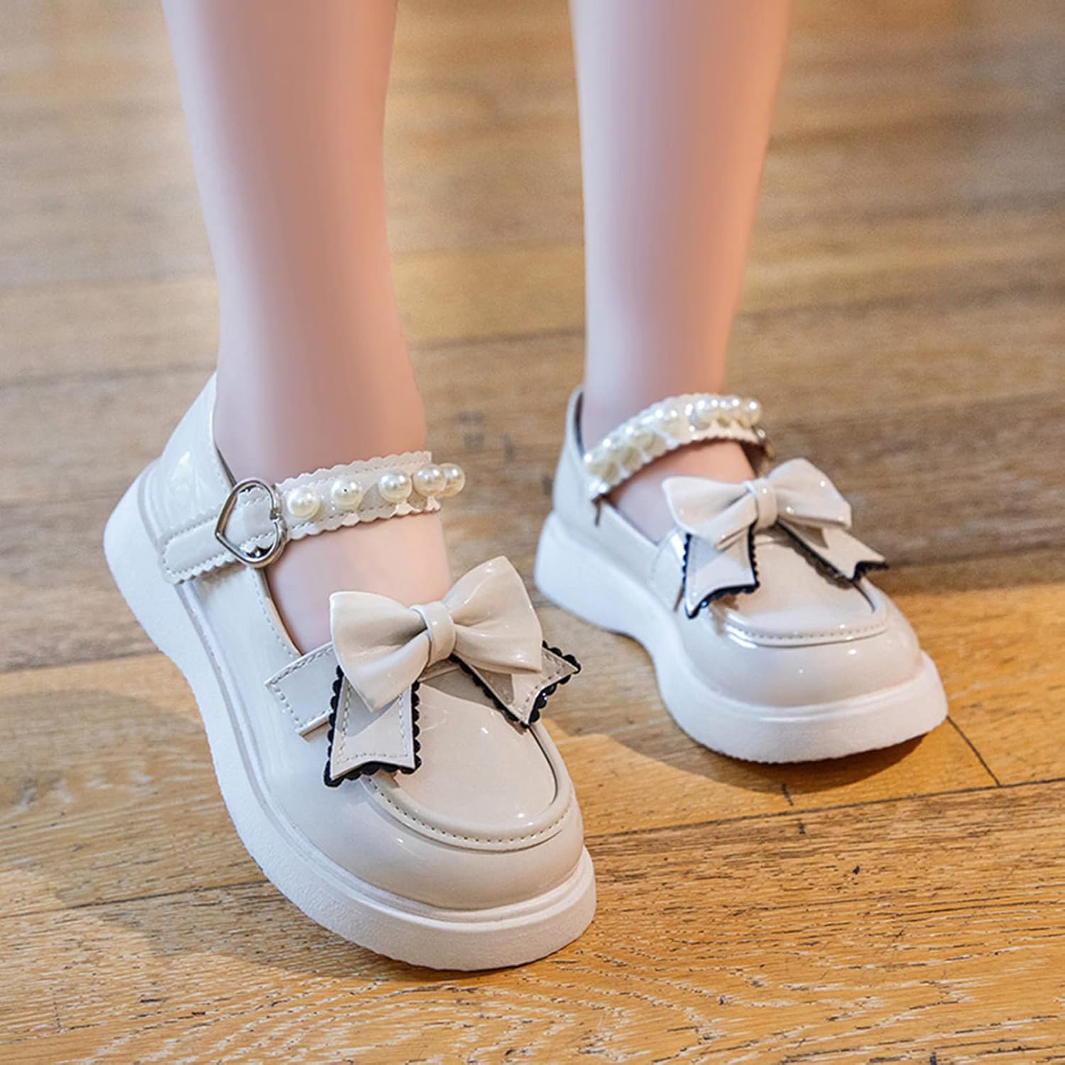 Baby Breathable Shoes Girls Dress Shoes Wedding Bowknot Girl Party School Shoes Leather Shoes For Kids Shoes
