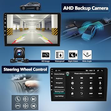 2G+64G Android 13 Car Stereo for Jeep Grand Cherokee 2014-2020with Wireless Carplay Android Auto,9.7 HD Touch Screen Tesla Style Car Radio with GPS/WiFi,Bluetooth,FM/RDS Radio,SWC+AHD Backup Camera