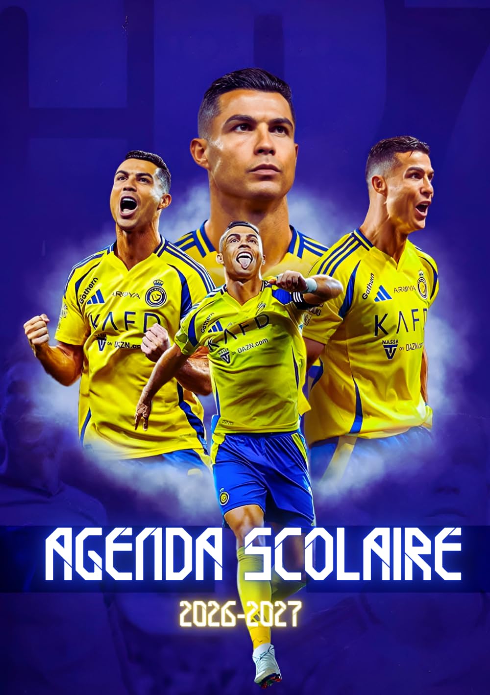 Agenda Scolaire 2026 2027: De Septembre à Août – Le Champion de tes Études – Organisateur Scolaire pour Garçons et Filles – Primaire, Collège, Lycée – Thème Football