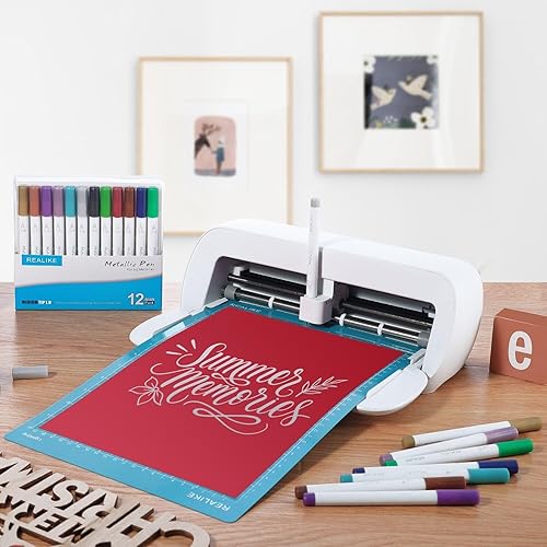 Vista 14 de REALIKE Alfombrilla de corte de 8.5 x 12 pulgadas compatible con Cricut Joy Xtra, alfombrillas de corte de agarre estándar verde para accesorios Joy