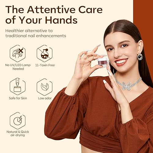 Miniatura 39 de Modelones Kit de polvo acrílico de 6 colores de polvo de uñas acrílico, verde salvia, niebla, azul, gris claro, verde oliva, tonos Matcha Avocad 3D