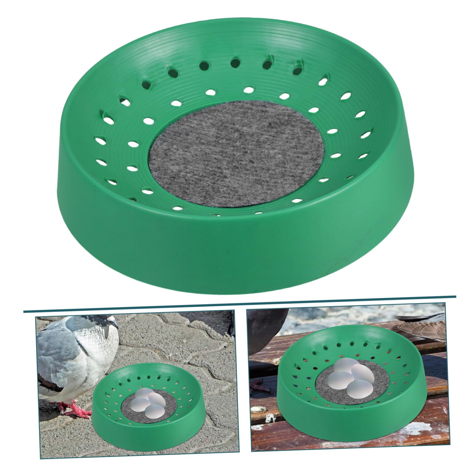 Cuencos para Nidos de Aves y Pájaros Función Resistente, Plástico Duradero, Tamaño Mediano, Apto para Jaulas de Aves, para Criadores y Aficionados Avicultura