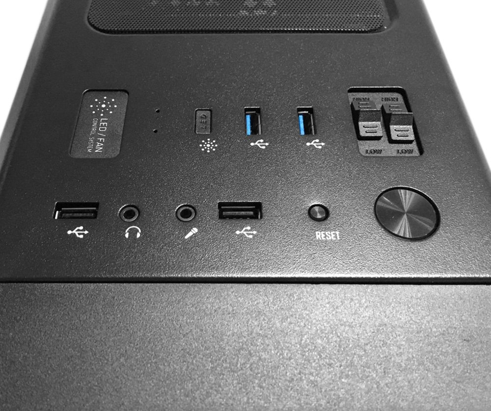 TALIUS Caja Gaming. PC de Juego de Torre ATX. Estilo Tal (Tal-Daemon)
