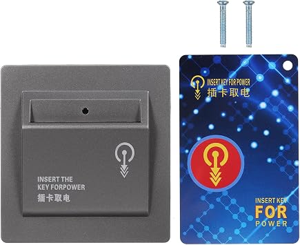 Power Card Sensor Hotel Power Card 40A Power Off Energy Saving Saver Mechanical Power Take-Off Guestroom Insert Keycard to Take Power